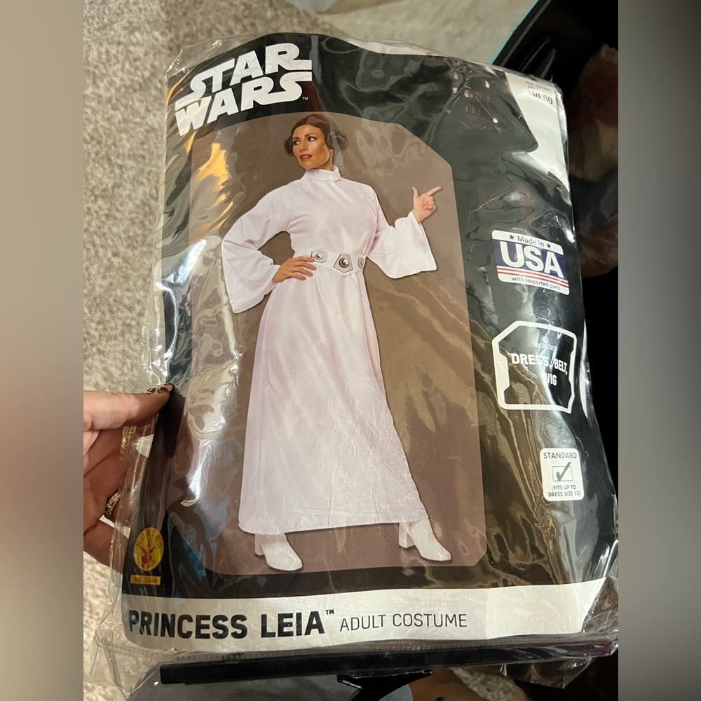 Spirit Princess Leia Adult Costume - White